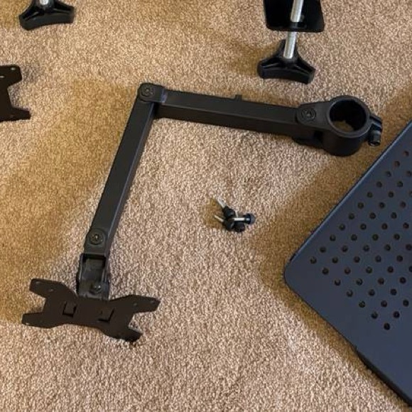VIVO Black Adjustable Computer Monitor Mount - Picture 3 of 3